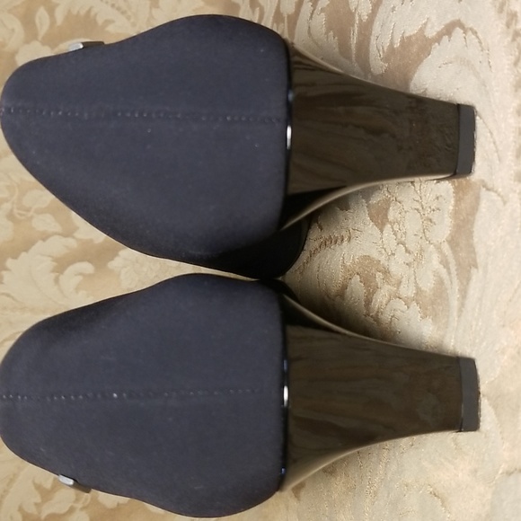 Ara gore-tex women's blue high heel comfort shoe,size 9.5 - Picture 6 of 12